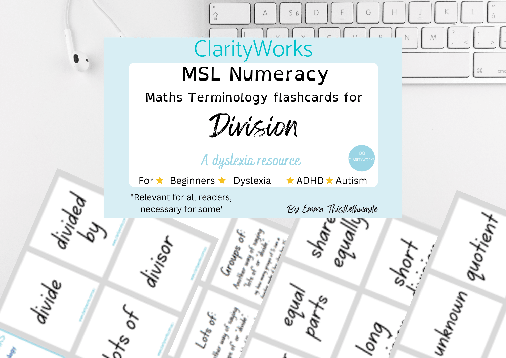 Numeracy resources for dyscalculia